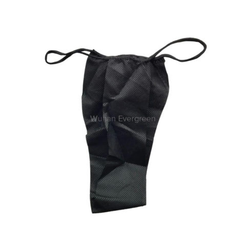 Black Disposable Spa Thongs