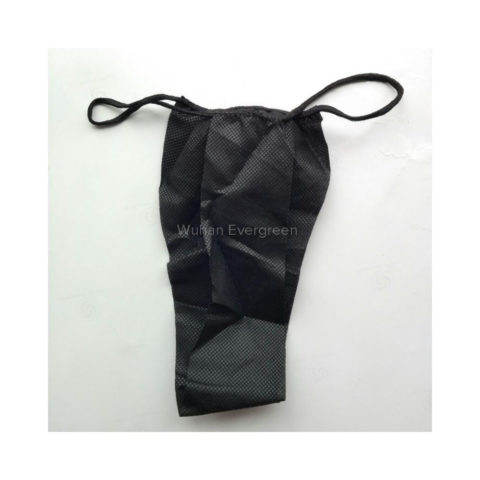 Black Disposable Spa Thongs