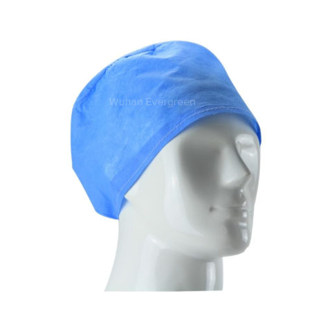 Blue Disposable Surgical Caps