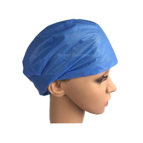 Blue SMS Disposable Head Cap