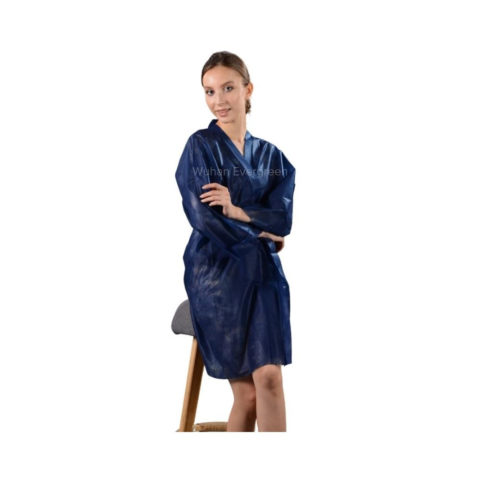 Dark Blue Disposable Kimono Robes