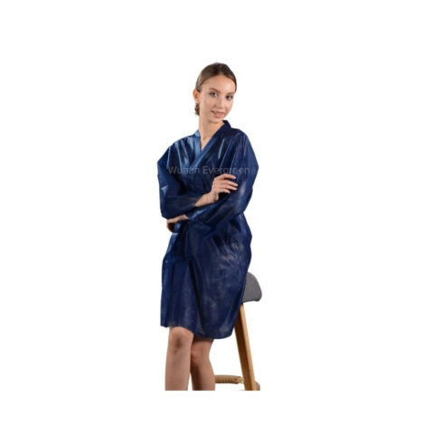 Dark Blue Disposable Kimono Robes