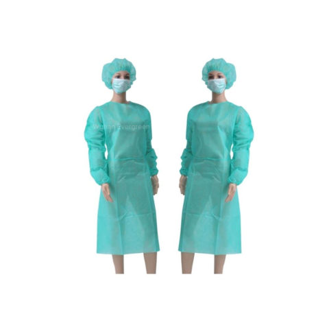 Green Isolation Gown