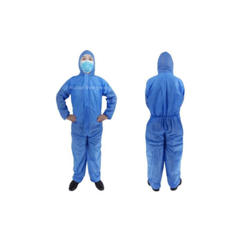 Nonwoven Blue Paper Overalls