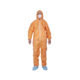 Orange Plastic Chemical Coveralls