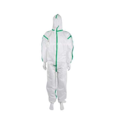 Protective Coverall With Tape