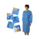 Tri-Layer Blue SMS Fabric Isolation Gown