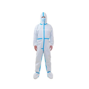 Water Resistant Disposable Overalls with Seamed Tape