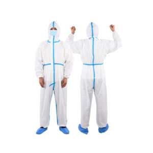 Water Resistant Disposable Overalls with Seamed Tape